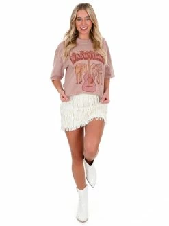 Bacon Lettuce Tomato Music City Nashville Oversized Graphic Tee