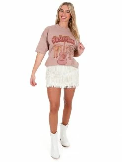 Bacon Lettuce Tomato Music City Nashville Oversized Graphic Tee