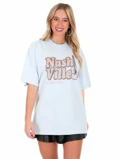 Bacon Lettuce Tomato Nashville Oversized Graphic Tee T-Shirts