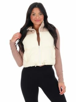 Outlet 🛒 Beivy Beside You Two Tone Puffer Vest JB Fit ❤️ 33 Beivy Beside You Two Tone Puffer Vest JB Fit