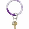 Accessories Deep Purple Marble Big O Key Ring Sale