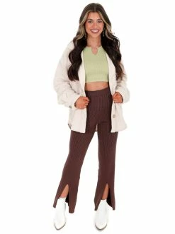 Polagram Good Days Ribbed Pants Bottoms