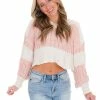 Beivy Ask For You Cropped Knit Sweater