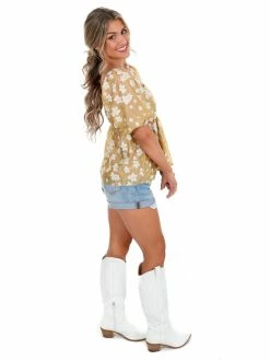 BaeVely Mama Tried Floral Top Sale