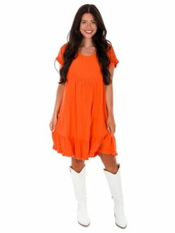 Umgee Passing Play Round Neck Dress Apparel