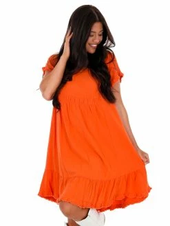 Umgee Passing Play Round Neck Dress Apparel