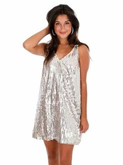 Buddylove Cleo Calico Party Dress Dresses