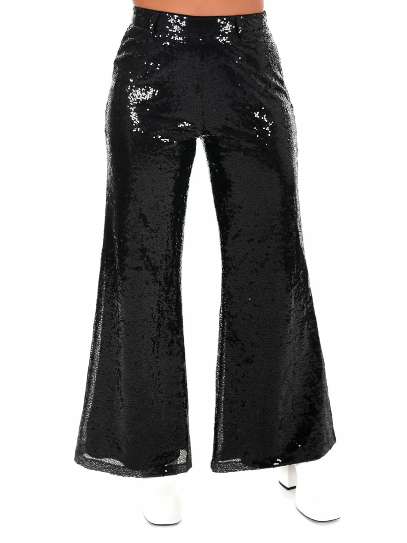 Brand new ๐ Main Strip Still Shining Sequin Wide Leg Pants ๐ 1 Main Strip Still Shining Sequin Wide Leg Pants