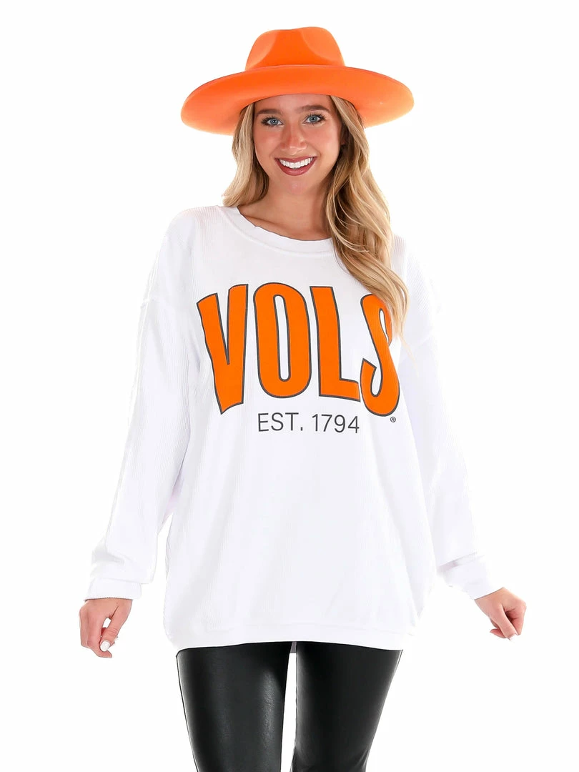 Top 10 🧨 Charlie Southern Graphic Tees Vols TN Collegiate Corded Crew Pullover 🤩 1 Charlie Southern Graphic Tees Vols TN Collegiate Corded Crew Pullover