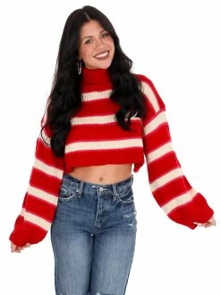 Cloud Ten This Love Cropped Turtleneck Sweater