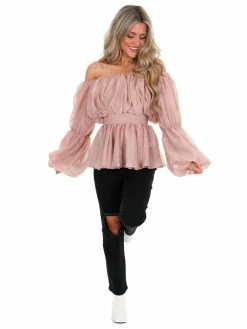 Cloud Ten Family Affair Ruffle Top Tops