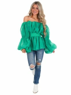 Cloud Ten Family Affair Ruffle Top Tops