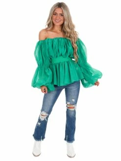 Cloud Ten Family Affair Ruffle Top Tops
