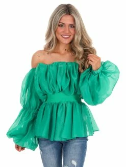 Cloud Ten Family Affair Ruffle Top Tops
