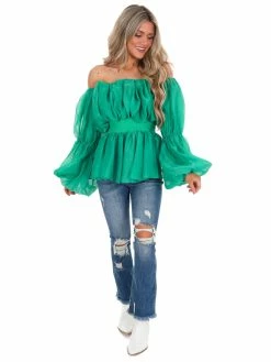 Cloud Ten Family Affair Ruffle Top Tops