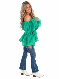 Cloud Ten Family Affair Ruffle Top Tops