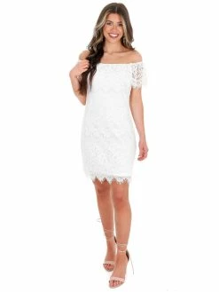 Andree By Unit Holding You Here Lace Mini Dress Sale