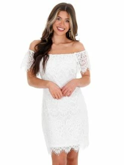 Andree By Unit Holding You Here Lace Mini Dress Sale