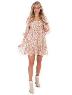 Entro Total Bliss Floral Mini Dress