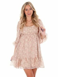 Entro Total Bliss Floral Mini Dress