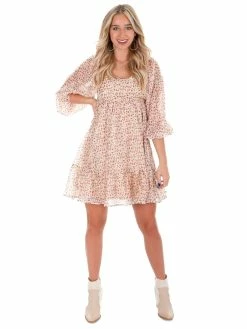 Entro Total Bliss Floral Mini Dress
