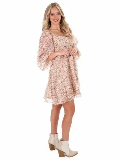 Entro Total Bliss Floral Mini Dress