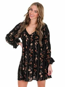 In The Beginning Dresses Pretty Girl Floral Mini Dress