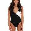 Davi & Dani Beachside Babe Colorblock One Piece Swimsuit Sale