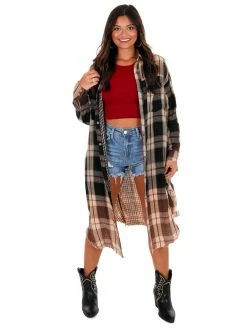 Brand new ✔️ Oli & Hali Back Again Plaid Button Down 👕 Shirt 👗 Dress 🔔 29 Oli & Hali Back Again Plaid Button Down Shirt Dress