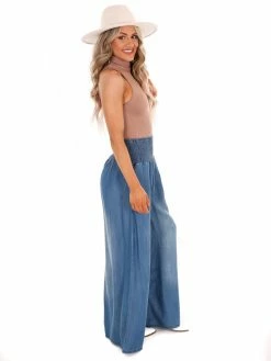 Oli & Hali How Far I'll Go Denim Wide Leg Pants