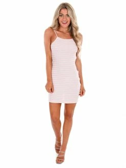 Hyfve Surprise Me Cotton Candy Striped Mini Dress
