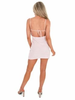 Hyfve Surprise Me Cotton Candy Striped Mini Dress