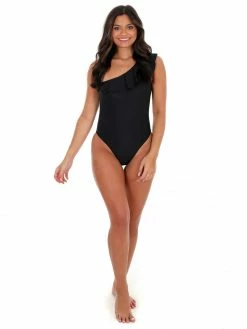 Best deal ๐ Hyfve Sale The Good Life Black Ruffle One Piece ๐ฉฑ Swimsuit ๐งจ 11 Hyfve Sale The Good Life Black Ruffle One Piece Swimsuit