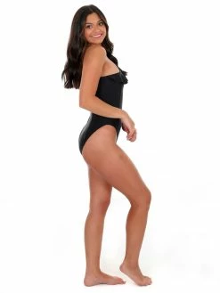 Best deal ๐ Hyfve Sale The Good Life Black Ruffle One Piece ๐ฉฑ Swimsuit ๐งจ 14 Hyfve Sale The Good Life Black Ruffle One Piece Swimsuit