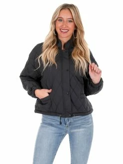 Hyfve Outerwear Just That Girl Quilted Jacket