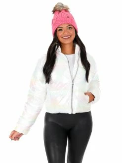 Hyfve Outerwear Back To Me Chrome Puffer Jacket