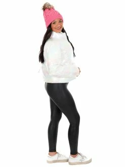 Hyfve Outerwear Back To Me Chrome Puffer Jacket