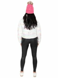 Hyfve Outerwear Back To Me Chrome Puffer Jacket