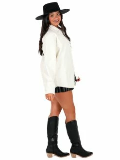 Hyfve Too Little Too Late Leather Shacket