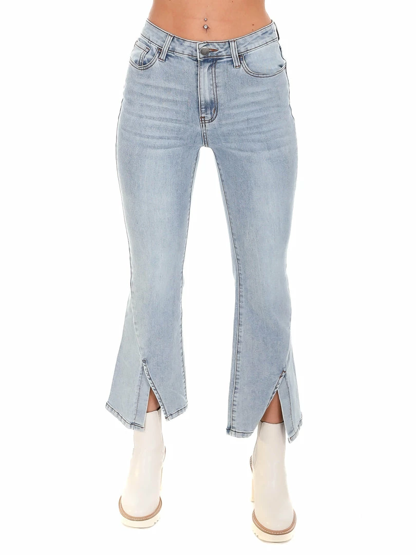 Cheapest 🔔 Easel All She Wanna Do Ankle Flare 👖 Jeans Bottoms ⭐ 1 Easel All She Wanna Do Ankle Flare Jeans Bottoms