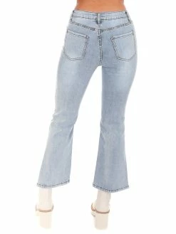 Cheapest 🔔 Easel All She Wanna Do Ankle Flare 👖 Jeans Bottoms ⭐ 7 Easel All She Wanna Do Ankle Flare Jeans Bottoms