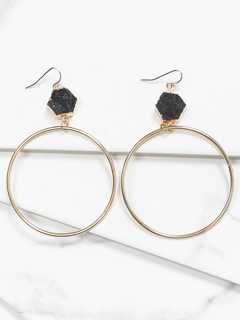 Brand new ๐ Apparel Druzzy Hoop ๐ 3 Apparel Druzzy Hoop