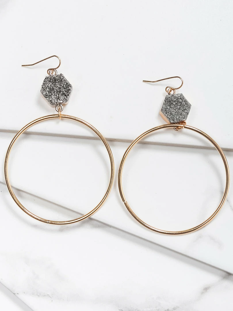 Brand new ๐ Apparel Druzzy Hoop ๐ 1 Apparel Druzzy Hoop