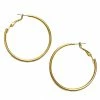Golden Stella Earrings 50mm Hoops