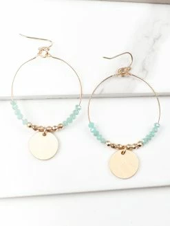 Hot Sale ๐ Jewelry Seed Bead Coin Hoop Earrings โ 10 Jewelry Seed Bead Coin Hoop Earrings