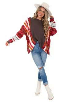 Easel Nothing At All Thermal Knit Pullover Tops