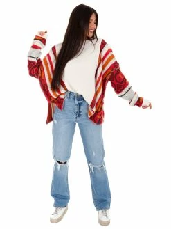 Easel Nothing At All Thermal Knit Pullover Tops