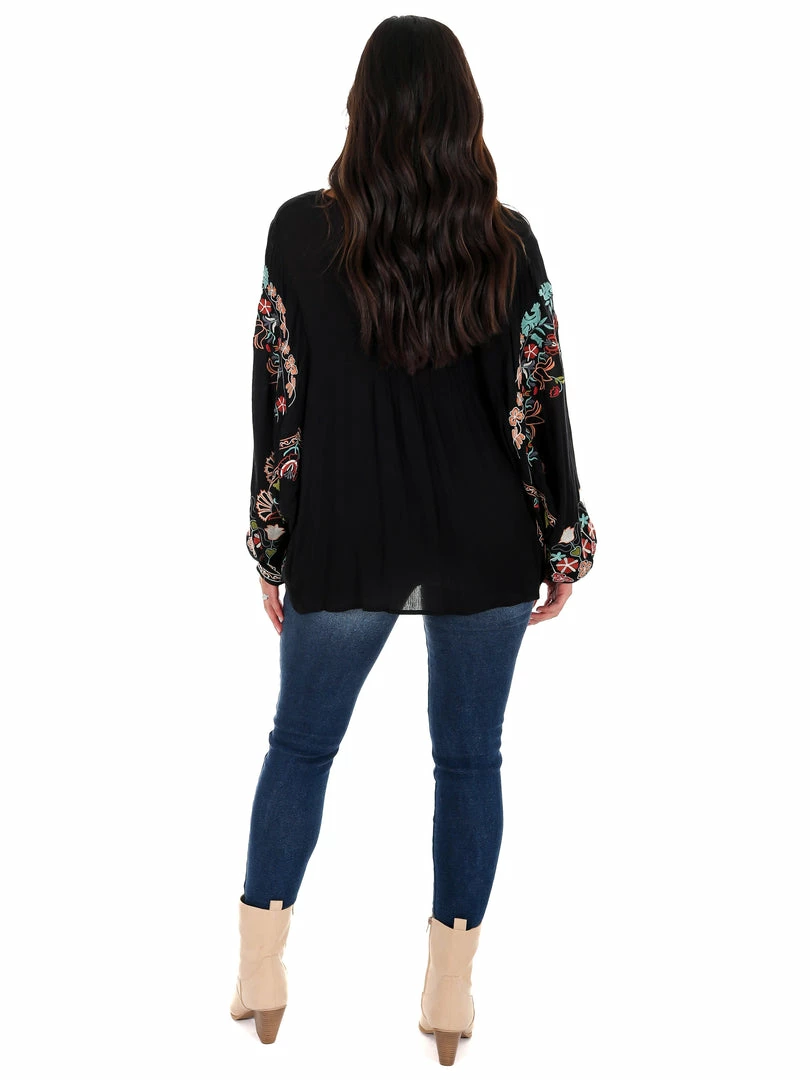 Best Sale β Easel Where Or When Embroidered Top π 8 Easel Where Or When Embroidered Top