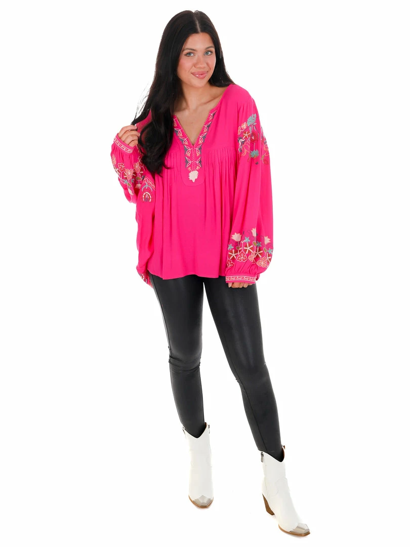 Best Sale β Easel Where Or When Embroidered Top π 10 Easel Where Or When Embroidered Top