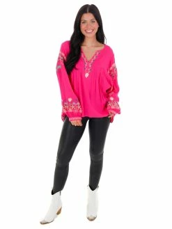 Best Sale β Easel Where Or When Embroidered Top π 27 Easel Where Or When Embroidered Top